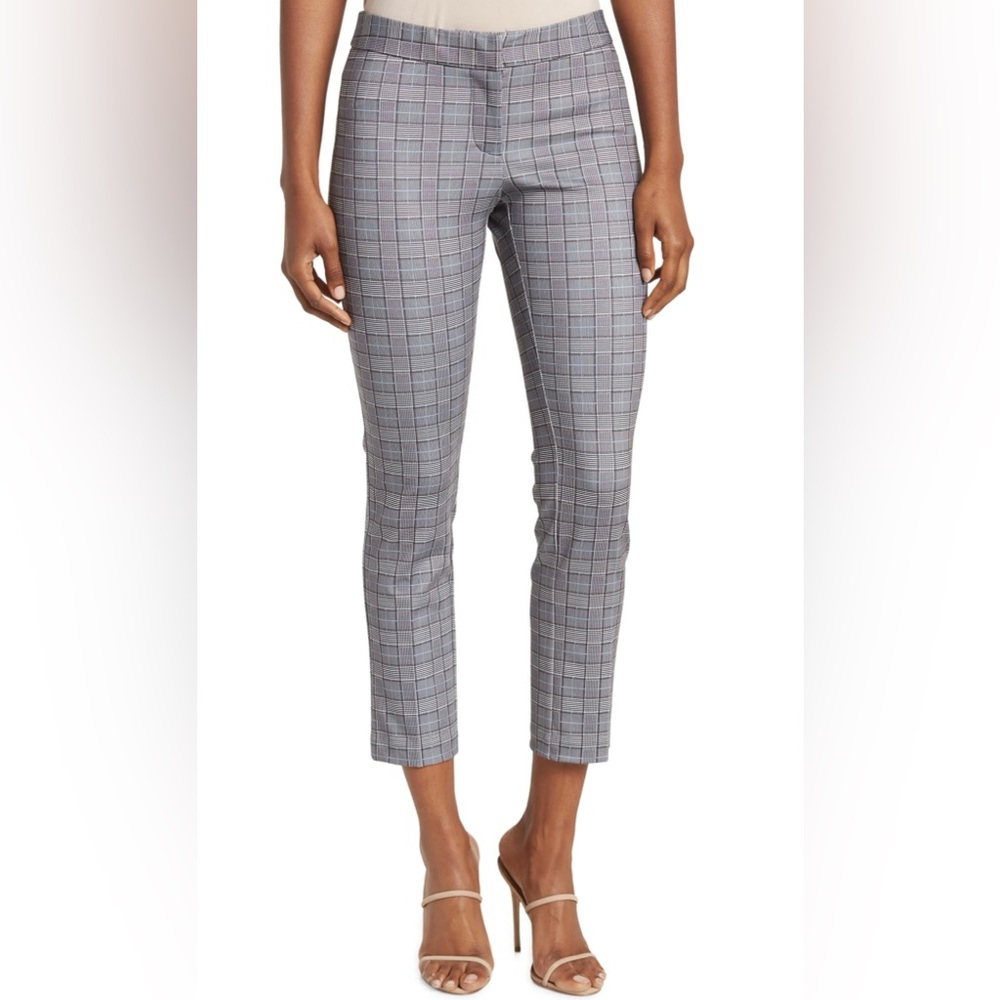 Amanda & Chelsea Amanda Glen Plaid Ankle Crop Slim Pants - Size 6